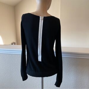 Akris Punto 100% Wool Zip Back Sweater Designer Small Flaws Women’s Medium